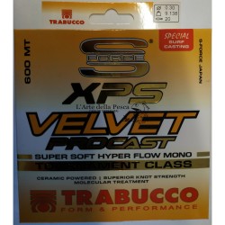 FILO DA PESCA TRABUCCO S-FORCE XPS VELVET PRO CAST 600MT 0,30MM