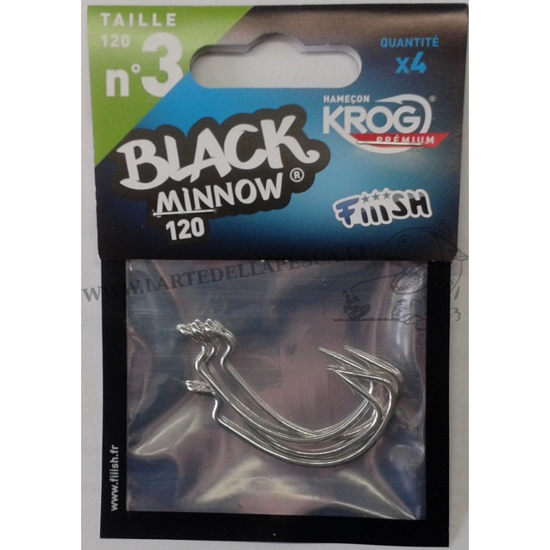 Amo Krog Premium Vmc x Fiiish Black Minnow 120