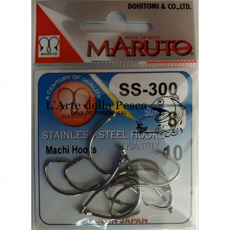 AMO MARUTO SS-300 MACHI HOOKS STAINLESS STEEL SIZE 8