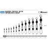 Girella Con Moschettone Vmc 3542 BK Barrel Swivel With Interlock Snap