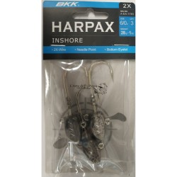 Testina Piombata BKK Harpax Inshore 28g Amo 6/0