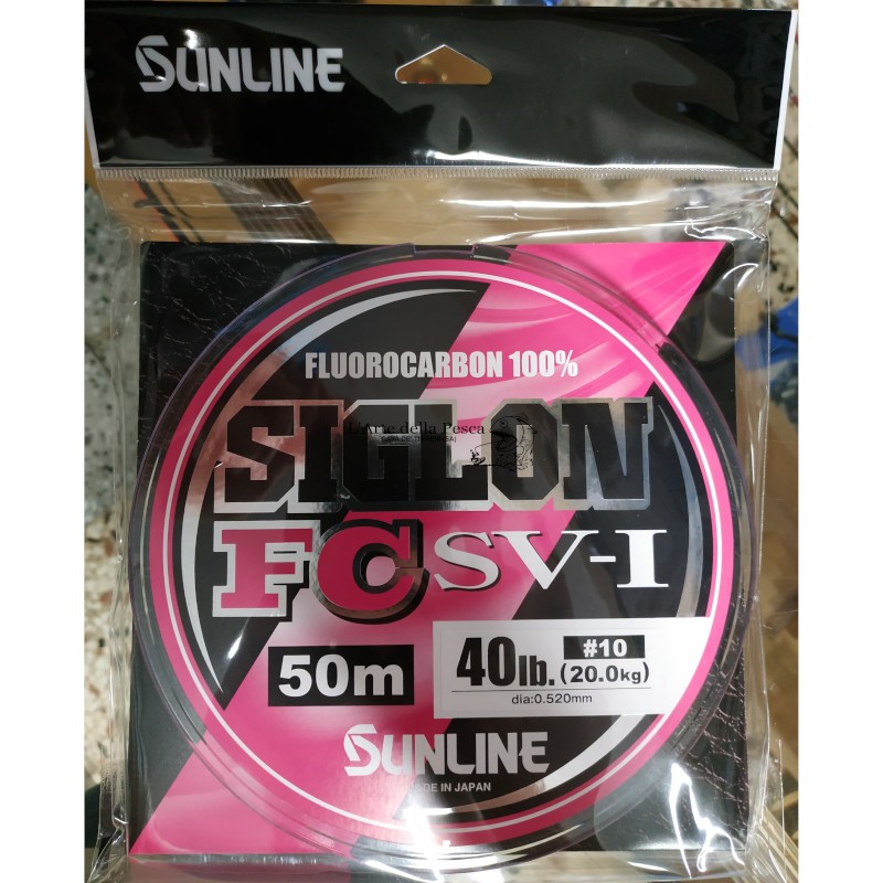 Filo Fluorocarbon Sunline Siglon FC SV-1 40Lb