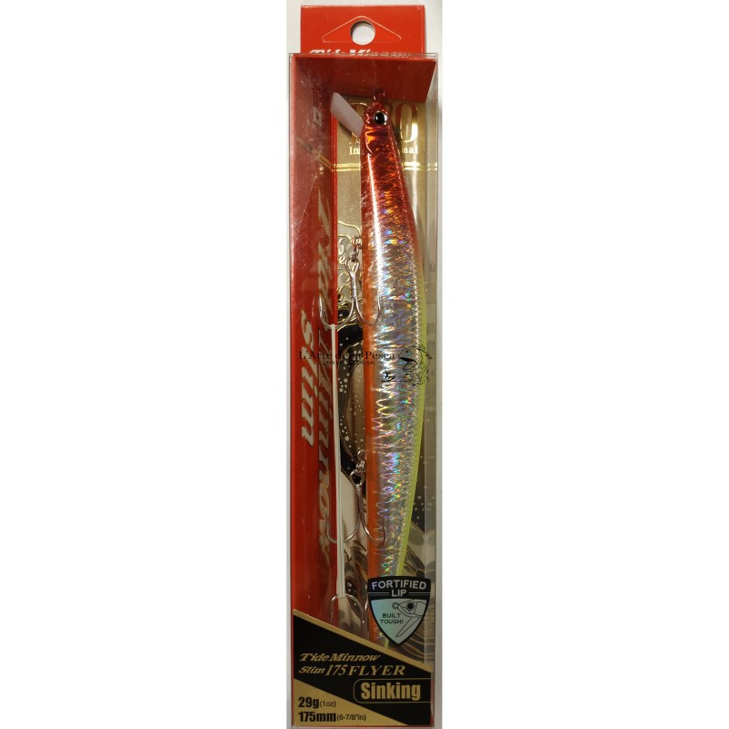 ESCA ARTIFICIALE DUO TIDE MINNOW SLIM 175 FLYER 175MM 29GR SINKING CHARTBACK RED HEAD OB