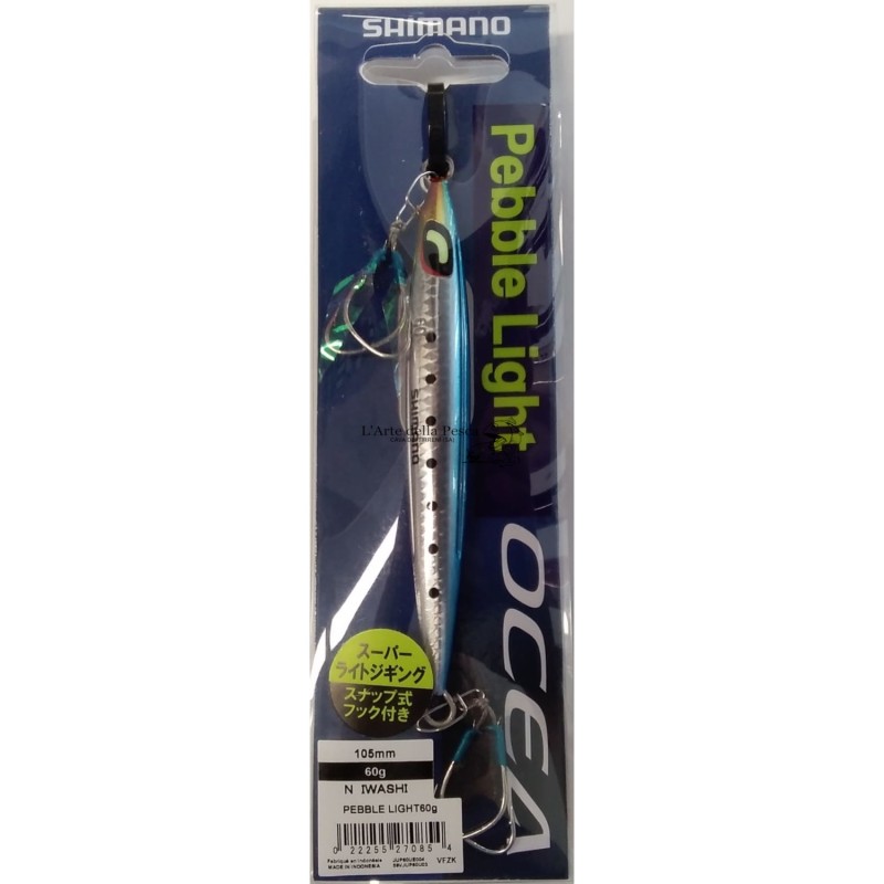 Artificiale Jig Shimano Ocea Stinger Butterfly Pebble Light 60g 004 Iwashi